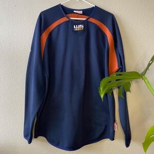 World Series Authentic Warm-Up Long Sleeve Jersey White Sox